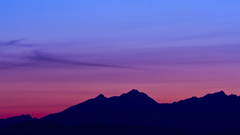 Sunset Mountains hills