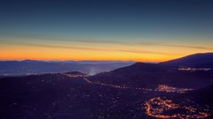 Sunset Mountains Landscapes cityscapes