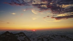 Sunset Mountains Landscapes nature