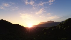 Sunset Mountains nature tropical