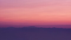 sunset Mountains peaceful evening landscape sky nature outdoors