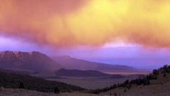 Sunset Mountains red rocks idaho