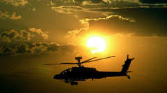 Sunset nature apache military