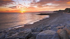 Sunset nature Beaches