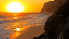 Sunset nature Beaches