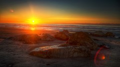 Sunset nature Beaches