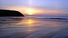 Sunset nature Beaches