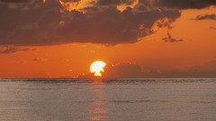 Sunset nature central america