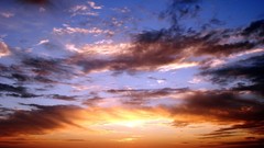 Sunset nature clouds skies