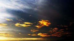 Sunset nature clouds sunlight skies