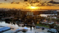 Sunset nature Florida Miami