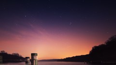 Sunset nature lakes piers