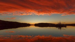 Sunset nature Maine smith cove
