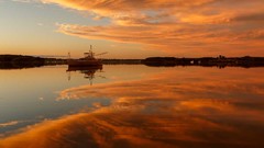 Sunset nature Maine smith cove