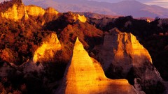 Sunset nature Melnik Pyramids