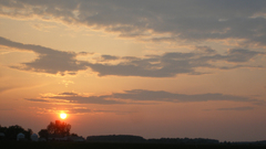 Sunset nature skyline clouds