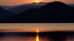 Sunset nature summer France reflections