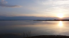 Sunset nature sun clouds lakes skyscapes