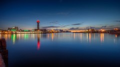 Sunset nature sunlight blue skies