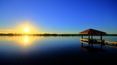 Sunset nature terrace