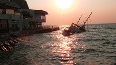 Sunset nature Turkey vessel Izmir Izmir Turkey konak