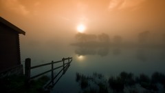 Sunset nature water rivers