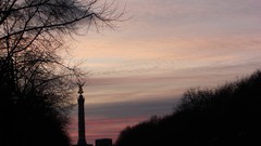 Sunset night Berlin skyscapes