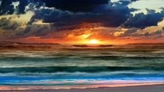 Sunset ocean