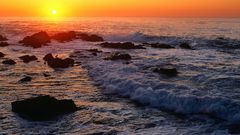 Sunset ocean California