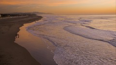 Sunset ocean California San Francisco Beaches