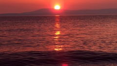 Sunset ocean sun Sea