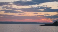 Sunset Oceans shore skyscapes