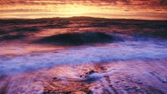 Sunset over The coromandel