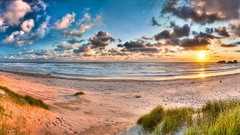 Sunset panorama Oregon multiscreen