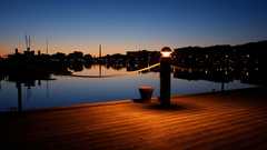 Sunset piers harbours