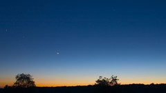 Sunset planets skyscapes