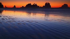 Sunset point Washington Beaches arches national park