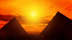 Sunset pyramids