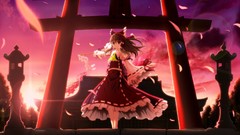 Sunset Ribbons sunlight brown eyes brunettes flower petals 