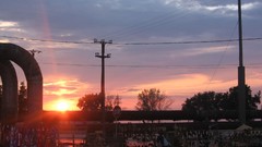 Sunset romania Timisoara