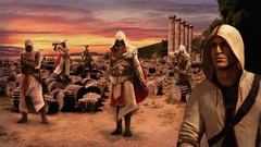 Sunset ruins desmond miles assassins creed Altair Ibn La-Ahad 