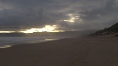 Sunset sand clouds Beaches