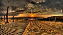 Sunset sand skyscapes