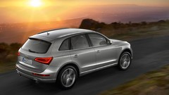 Sunset Sea Audi SUV roads driving Audi Q5