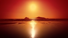 Sunset Sea Australia Beaches