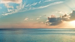 Sunset Sea clouds