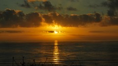 Sunset Sea clouds Portugal