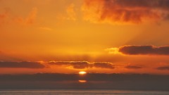 Sunset Sea clouds Portugal