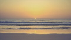 sunset Sea coast horizon sky outdoors