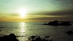 Sunset Sea nature clouds